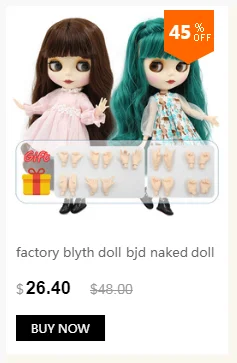Фабрика Блит кукла 1/6 bjd супер черный тон кожи darkest ультра кожи коричневый волосы тела 1/6 30 см 280BLQE965