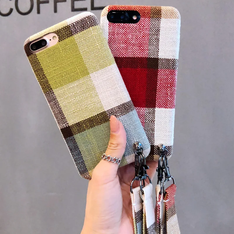 Новый фланель решетки iphonexs макс мобильного телефона корпуса iphone 8 plus с Цвет Apple7