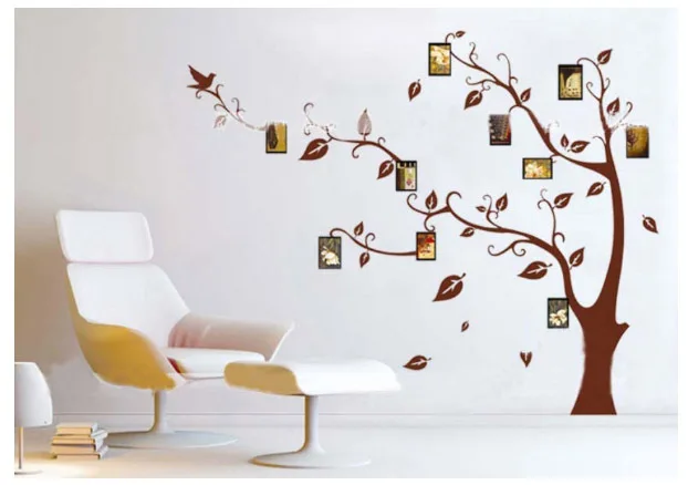 Фото Дерево большая наклейка на стену Наклейка Детская комната Декор стены