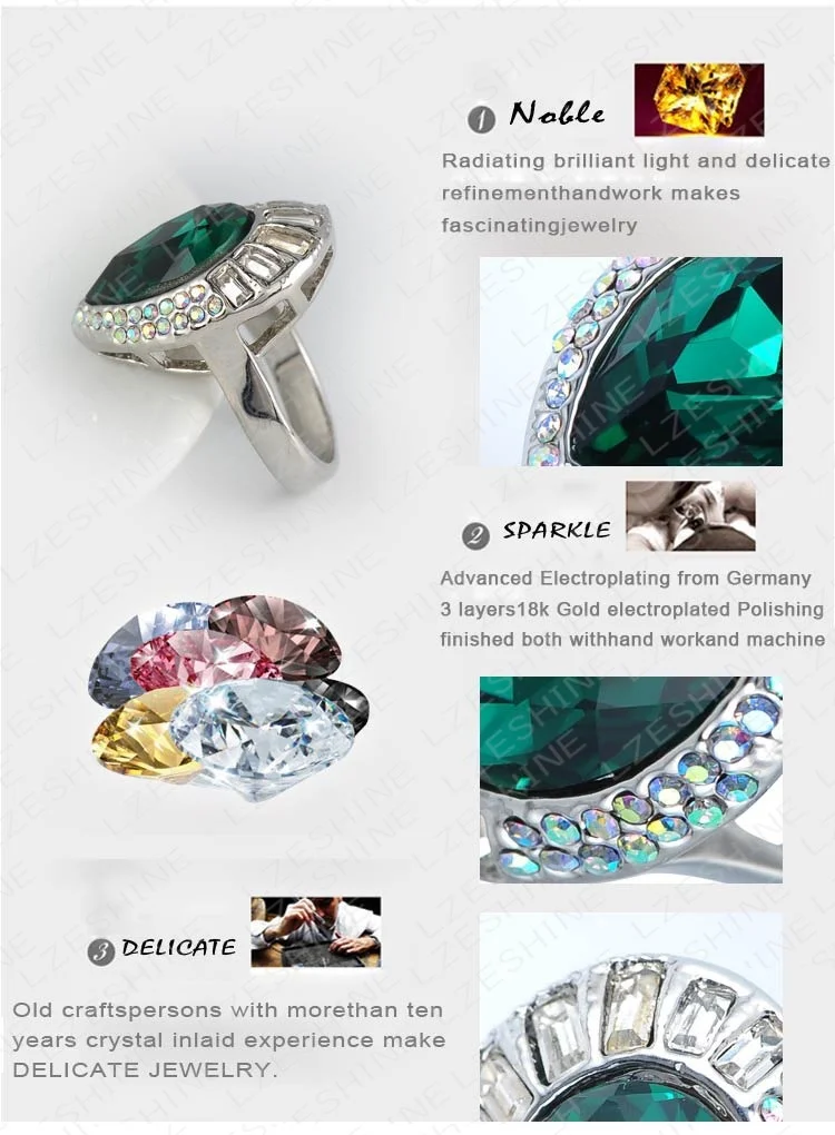 European style fashion charm of natural opal crystal clear Austrian beads ring quality jewelry R59 B|beaded swimsuit|charms carcharm pewter |