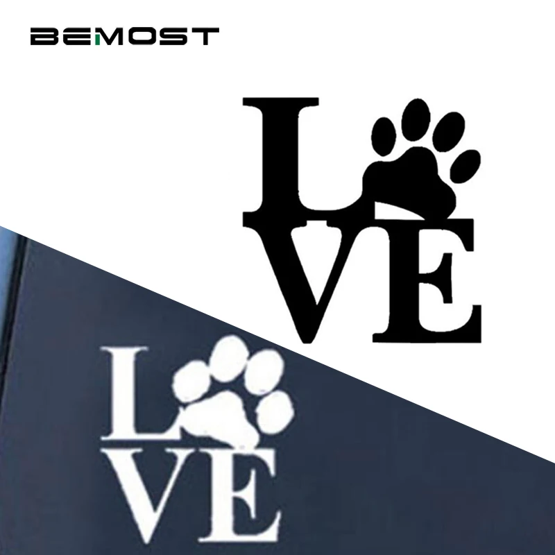 BEMOST автомобильный Стайлинг животное домашний питомец собака &quotЛюбовь лапа&quot