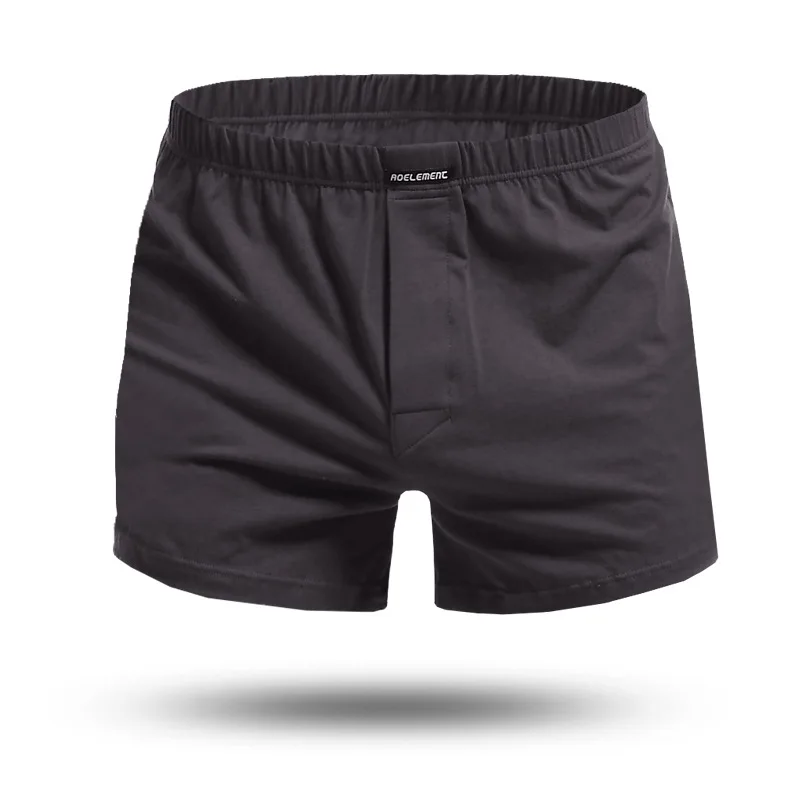 

Men's Boxer Shorts Cotton Mens Underwear Trunks Solid Homme Arrow Panties Boxers Elastic Waistband Shorts Loose Boxershorts