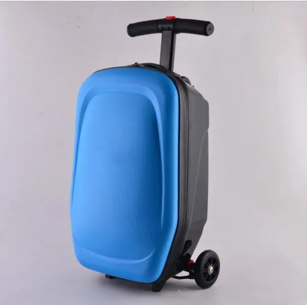 C style blue Travel tale взрослых Ручной Клади Скутер чемодан тележка чехол для отдыха путешествия чемодан для путешествий - Цвет: C style blue