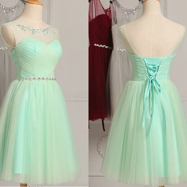 Короткое бордовое серое фатиновое зеленое платье подружки невесты Короткие