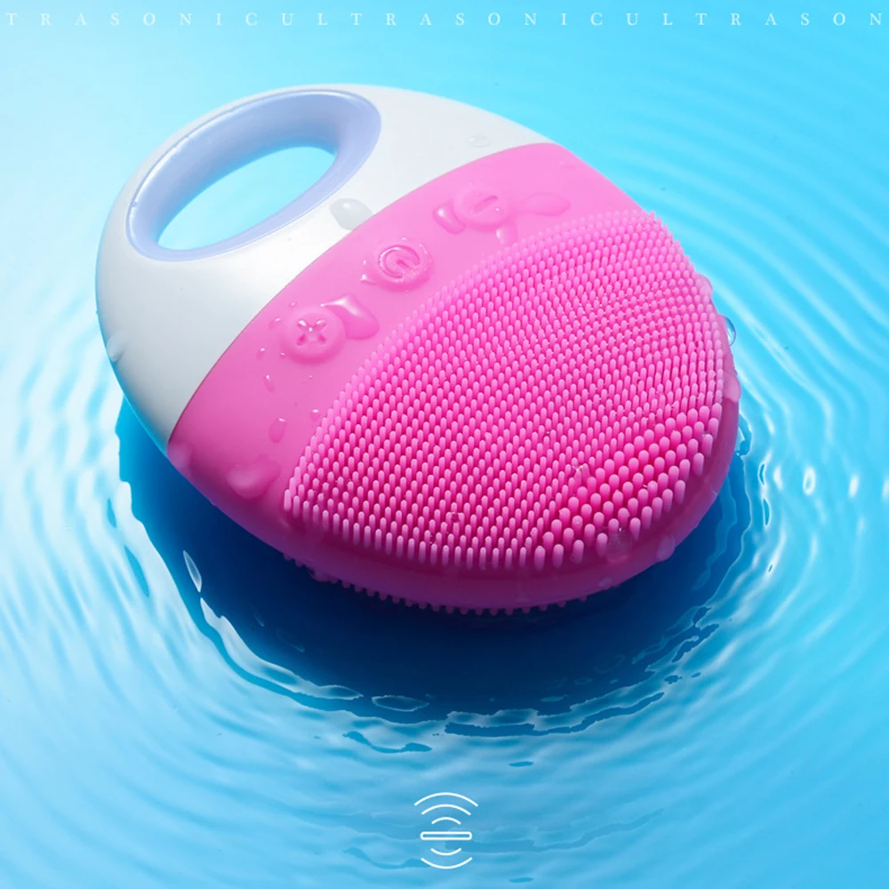 Электрическая вибрационная щетка для очищения лица очищающее средство удаления