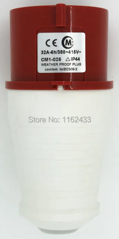 32A 3P N E 5 pin 220 380 V/240 415 V IP44 025 трехфазный splashproof промышленный штекер|plug switch|plug in ac