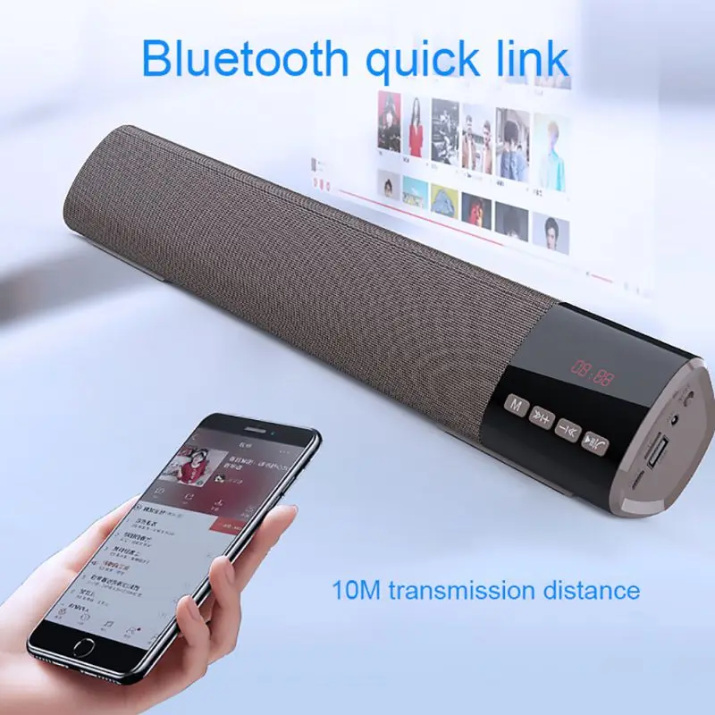 Длинная полоса водонепроницаемый Bluetooth динамик плагин карты голосовые подсказки