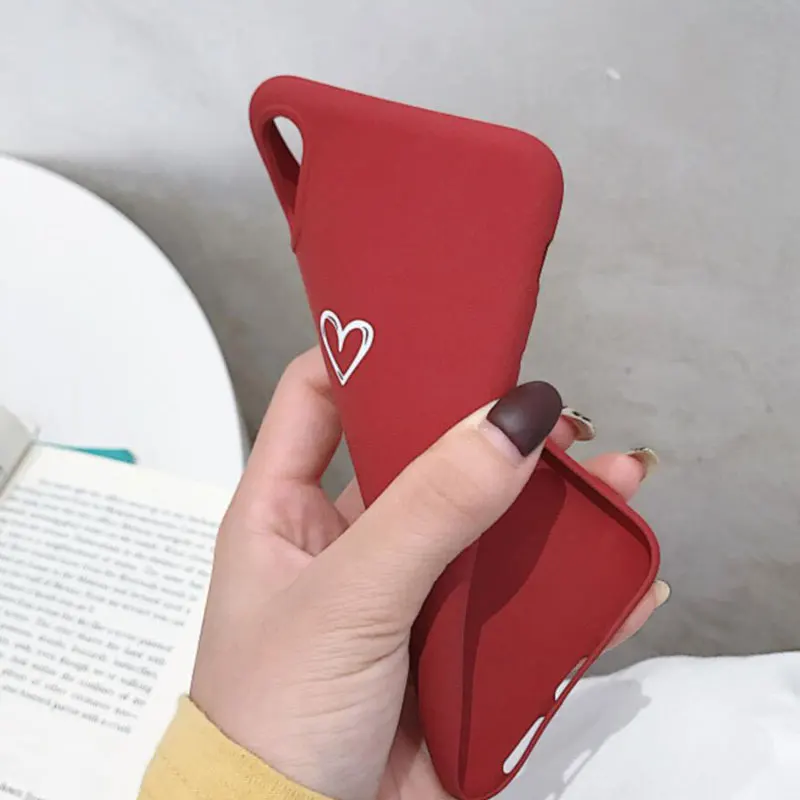 Простой мягкий матовый чехол для телефона Meizu Note 9 16th A5 15 Plus E3 E2 MX6 MX5 M3 M5 Note Love Heart Мягкий силиконовый чехол