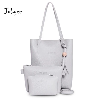 3 шт. стильная элегантная женская сумка через плечо с кисточками композитная