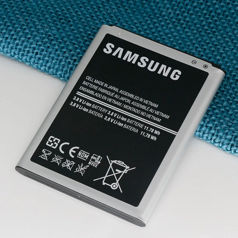 Оригинальный аккумулятор samsung для Galaxy Note 2 N7100 N7102 N7105 T889 EB595675LU 3100 мАч чехол в