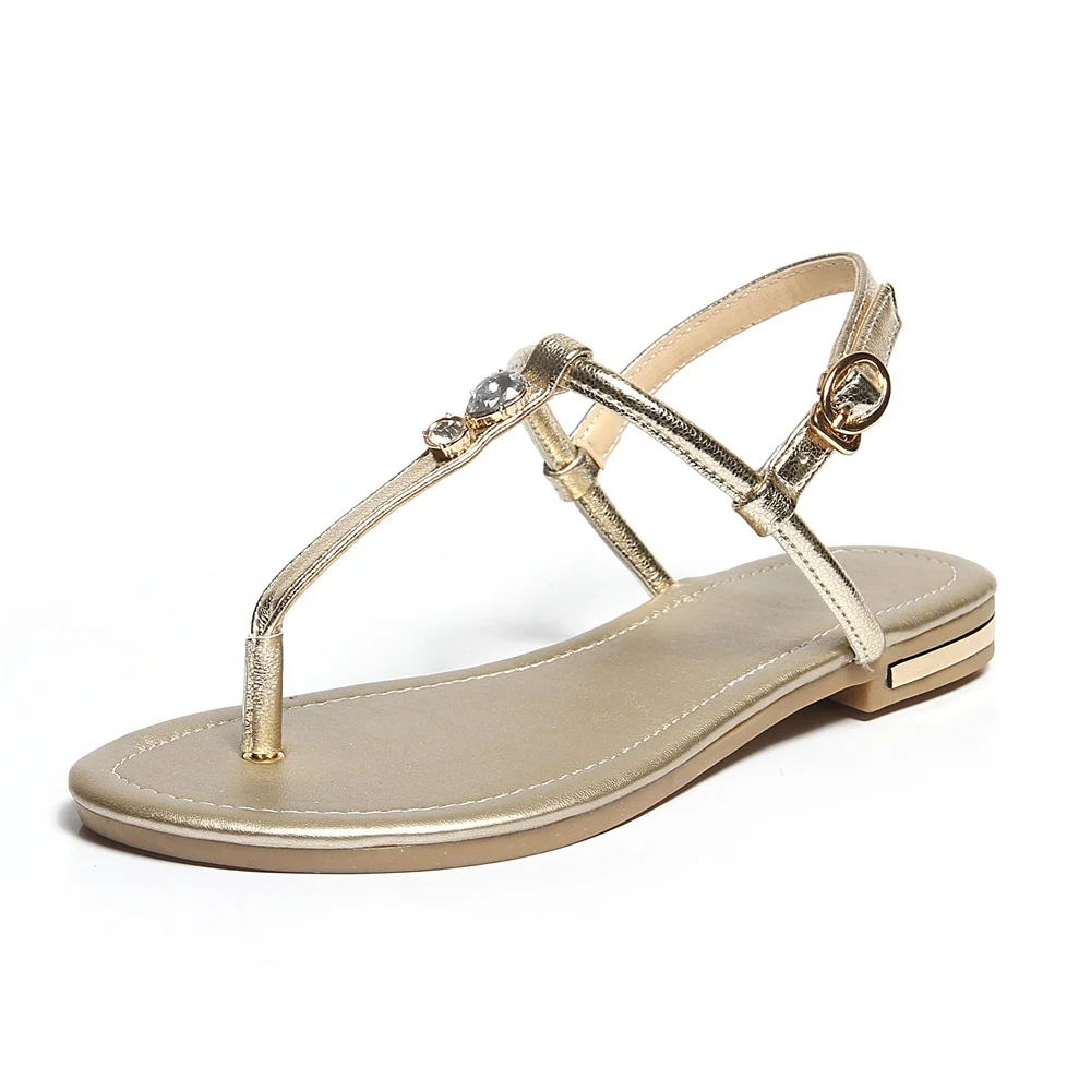 Женские сандалии на плоской подошве Smirnova черные белые золотые из натуральной