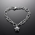 Миниатюрная урна для кремации в виде звезды, медальон из нержавеющей стали браслеты с прахом, с бесплатной воронкой