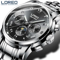 swim 50m automatic mechanical watch sports men loreo top brand luxury male wristwatch fashion casual mens relojes hombre