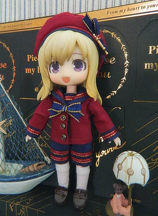 Бесплатная доставка 3 шт./лот 1/12 BJD кукольная форма платье для OB11 Obitsu 11 одежда
