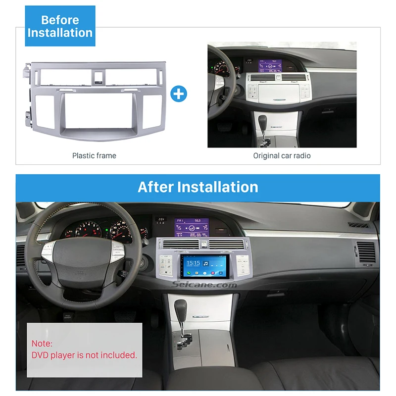 Автомагнитола Seicane 2DIN для Toyota Avalon 2006 автомобильный стерео-адаптер CD накладка панель пластина рамка в тире монтажные наборы