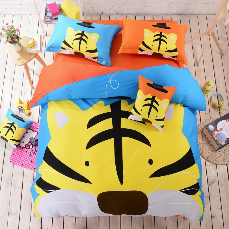 2017 горячие продажи дом кровать устанавливает зоопарк изображения животных стиль