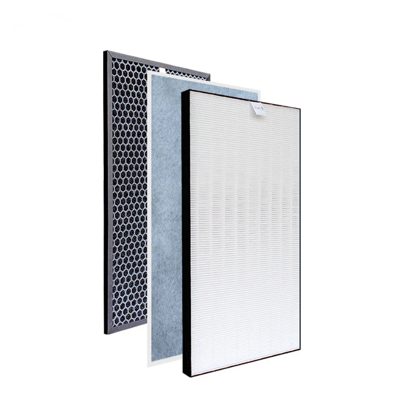 Для Sharp KI GF70 N FX EX100 очиститель воздуха Hepa фильтр GF70FH + активированный углеродный