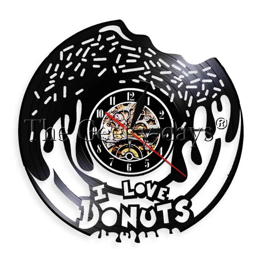 Настенный декоративный светильник I Love Donut настенные часы с виниловой пластиной