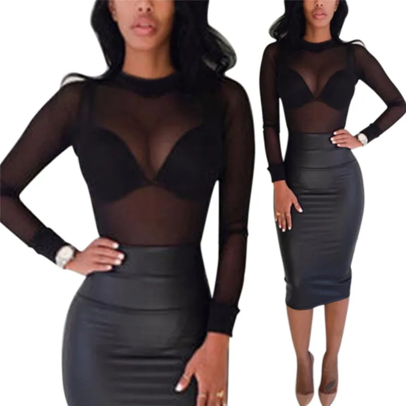 Женская футболка с длинным рукавом и круглым вырезом|turtleneck t-shirt|women t shirtsexy womens shirts