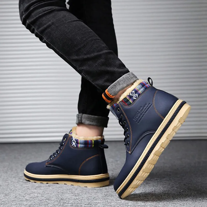 2018 новый британский ветер теплые студенты плоские Для женщин зимние ботильоны
