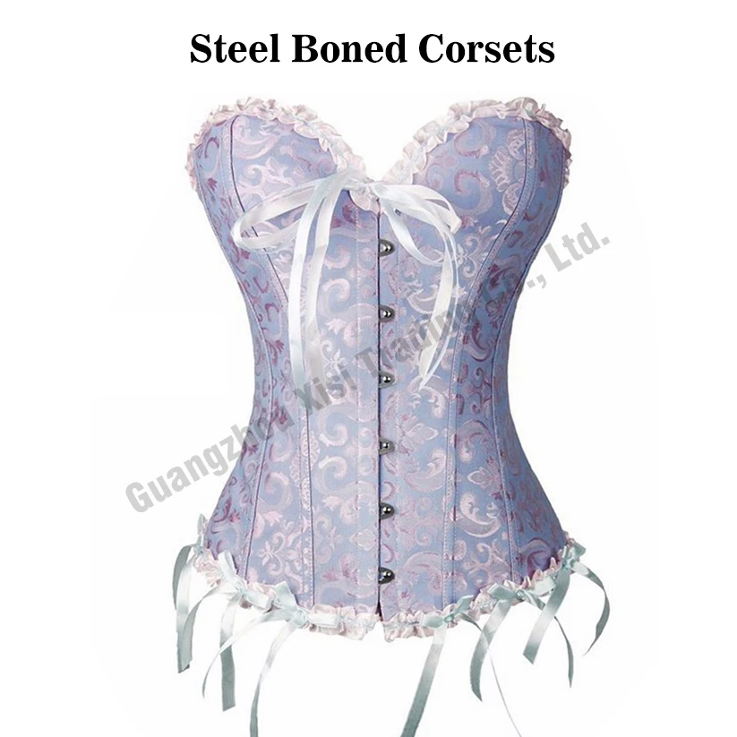 Женское платье в стиле стимпанк облегающее нижнее белье со стальными косточками