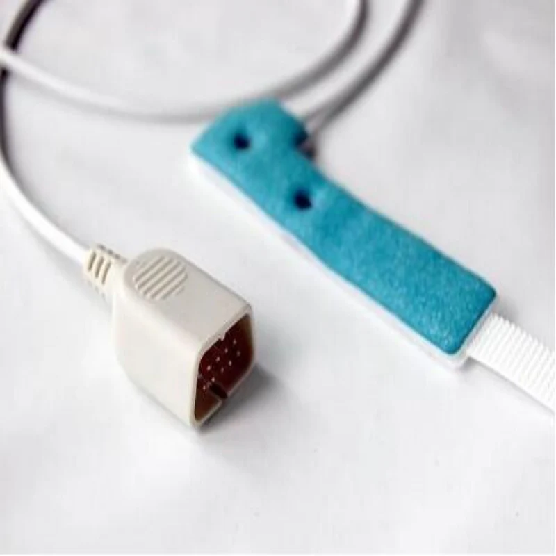 

25pcs/lot FREE SHIPPING Compatible For Nihon Kohden DB 9Pin Disposable Spo2 Sensor Adult/Neonate Use Pulse Oximeter Probe PVC 1M