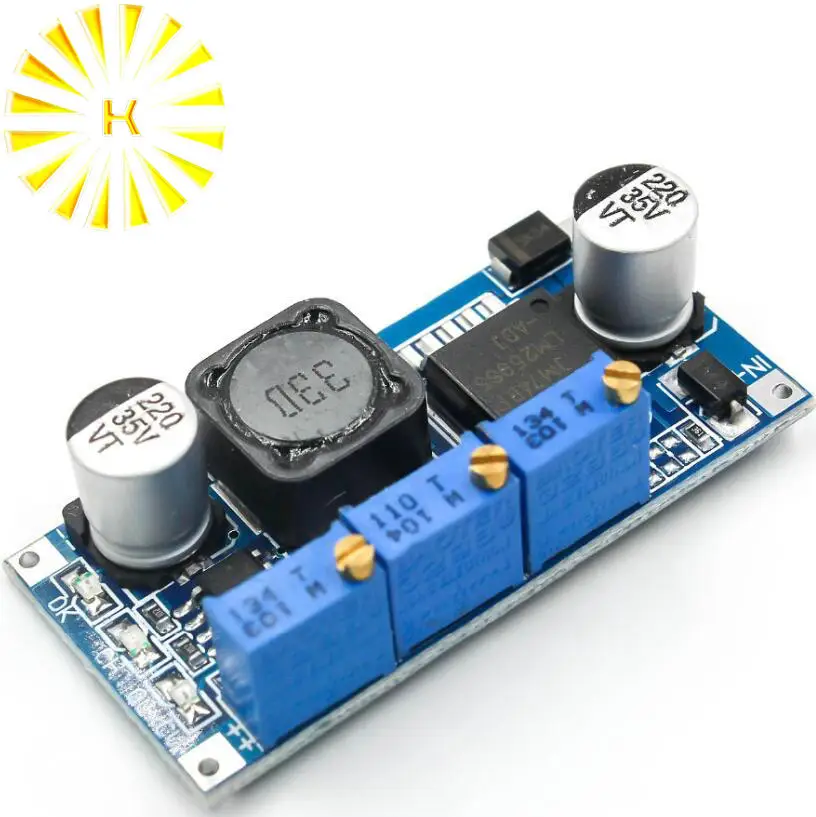 Регулируемый понижающий модуль источника питания CC/CV 1 шт.