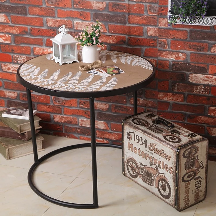 Промышленный простой современный минималистичный металлический круглый чайный