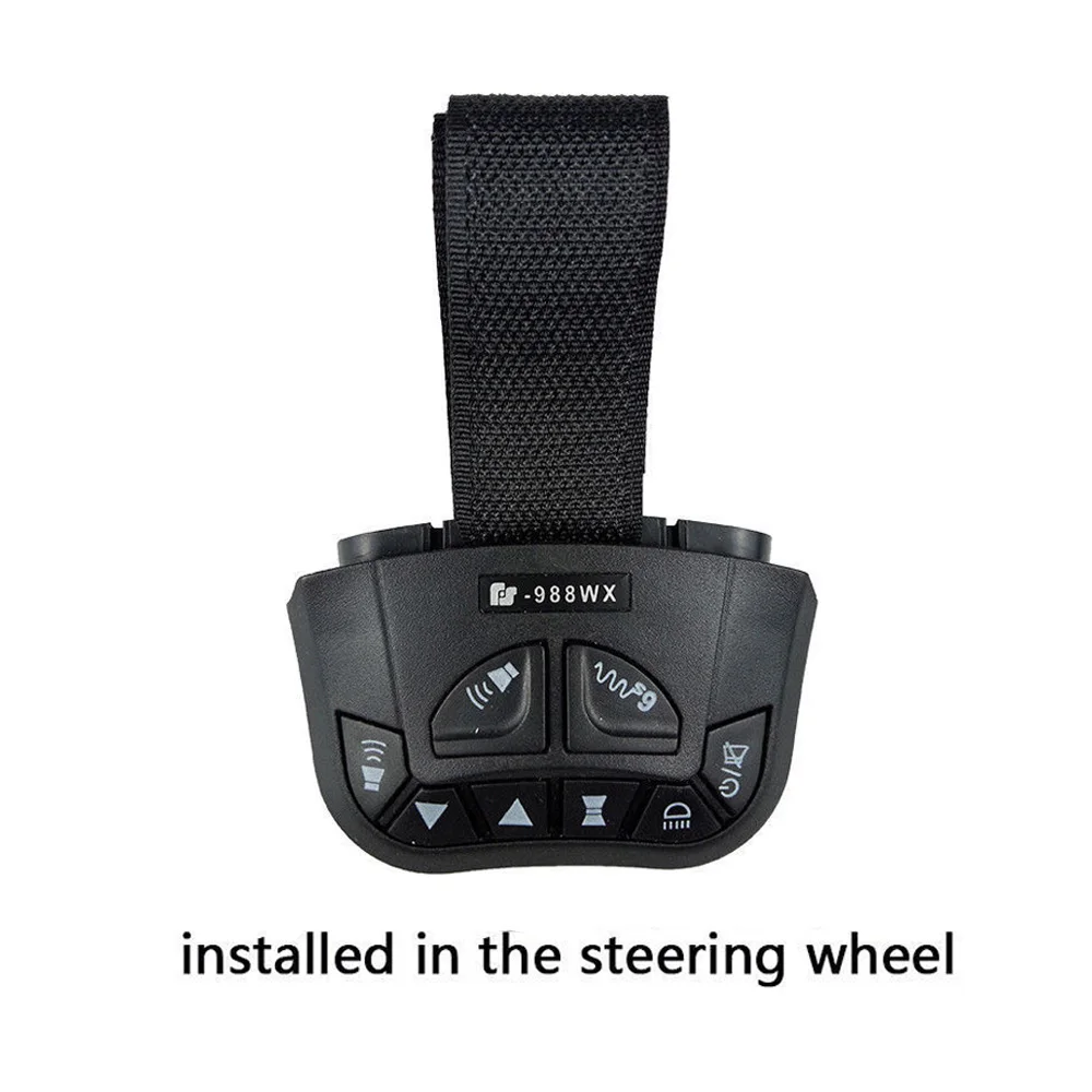 Only wheel remote Авто автомобиль полиции Рог Предупреждение сигнализации Динамик Беспроводной Управление несколько звуков тон дорога бассейн аварийная сирена светодиодный мерцающий светильник - Цвет: Only wheel remote