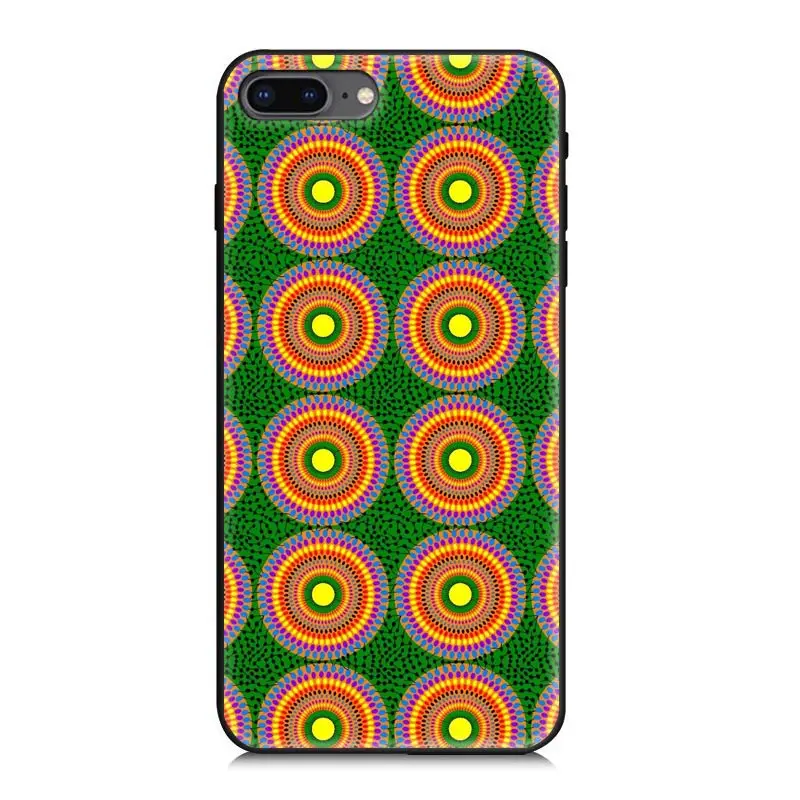 iPhone XS Max Африканский Анкара печать iPhone 7/iPhone 8 телефон воск чехол может быть настроен фото силиконовый чехол для телефона - Цвет: iPhone XS Max