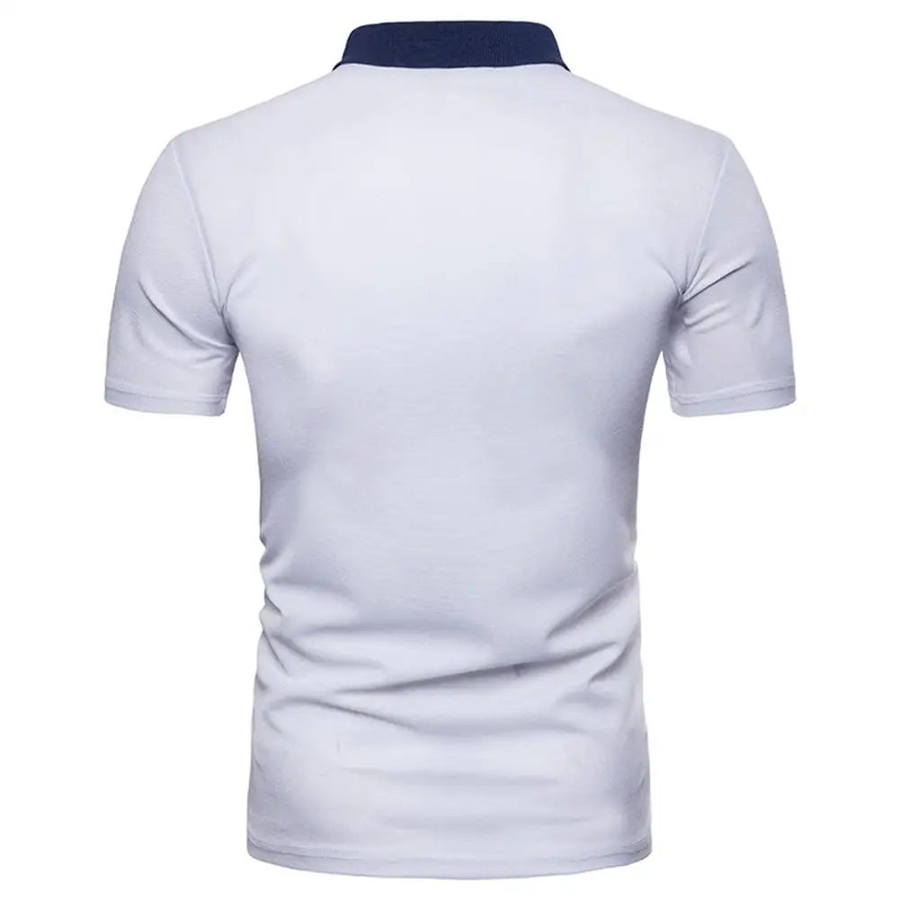 Summer Solid TOPS 2018 New Designed White Cotton Big Size XXL Men's Tops Breathable Slim Fashion SAN0 | Мужская одежда