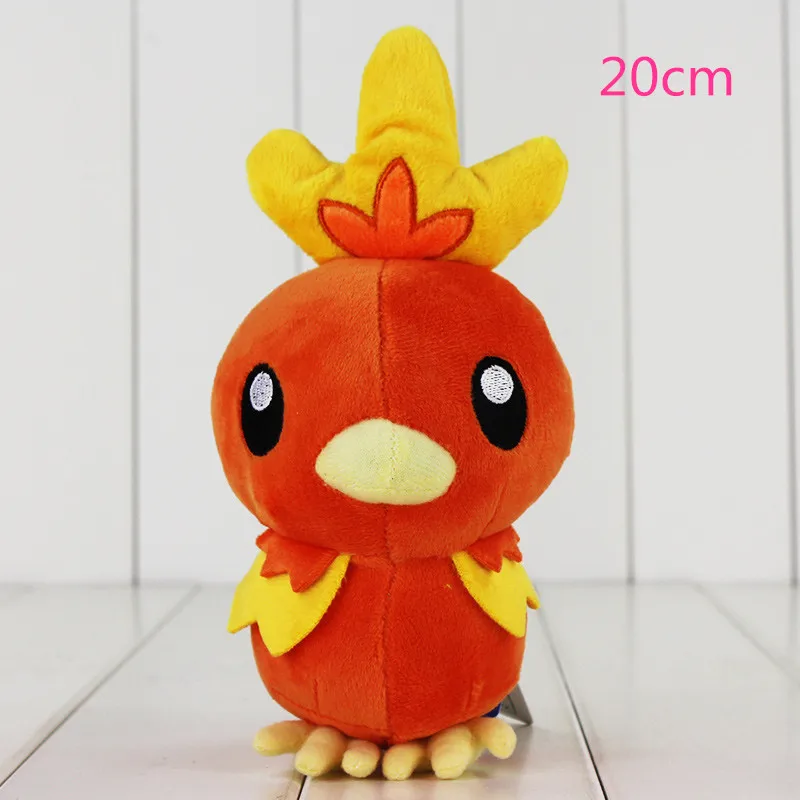Torchic 10-20 см eevee Meowth плюшевые Мультяшные куклы, игрушки, черепаха, торшик, Groudon Bulbasaur Chikorita Cyndaquil Snorlax Charmander - Цвет: Torchic