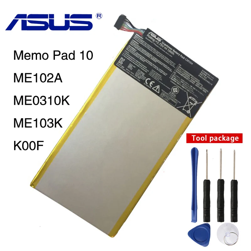 Оригинальный планшетный ПК ASUS C11P1314 аккумулятор для MeMo Pad 10 ME102A 1 дюймовый