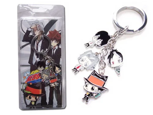 Аниме Hitman Reborn кольцо для ключей Vongola Famiglia фигура куклы брелок кулон ювелирные изделия аксессуары Новинка мультфильм anneau брелки porte clef