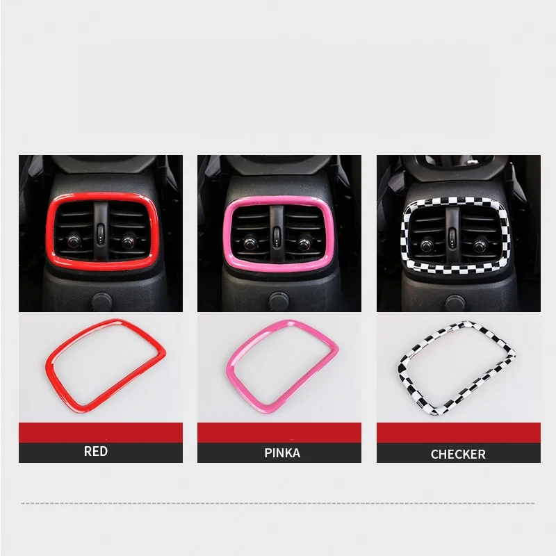 ABS Автомобильная задняя вентиляционная наклейка на розетку Накладка для BMW Mini Cooper