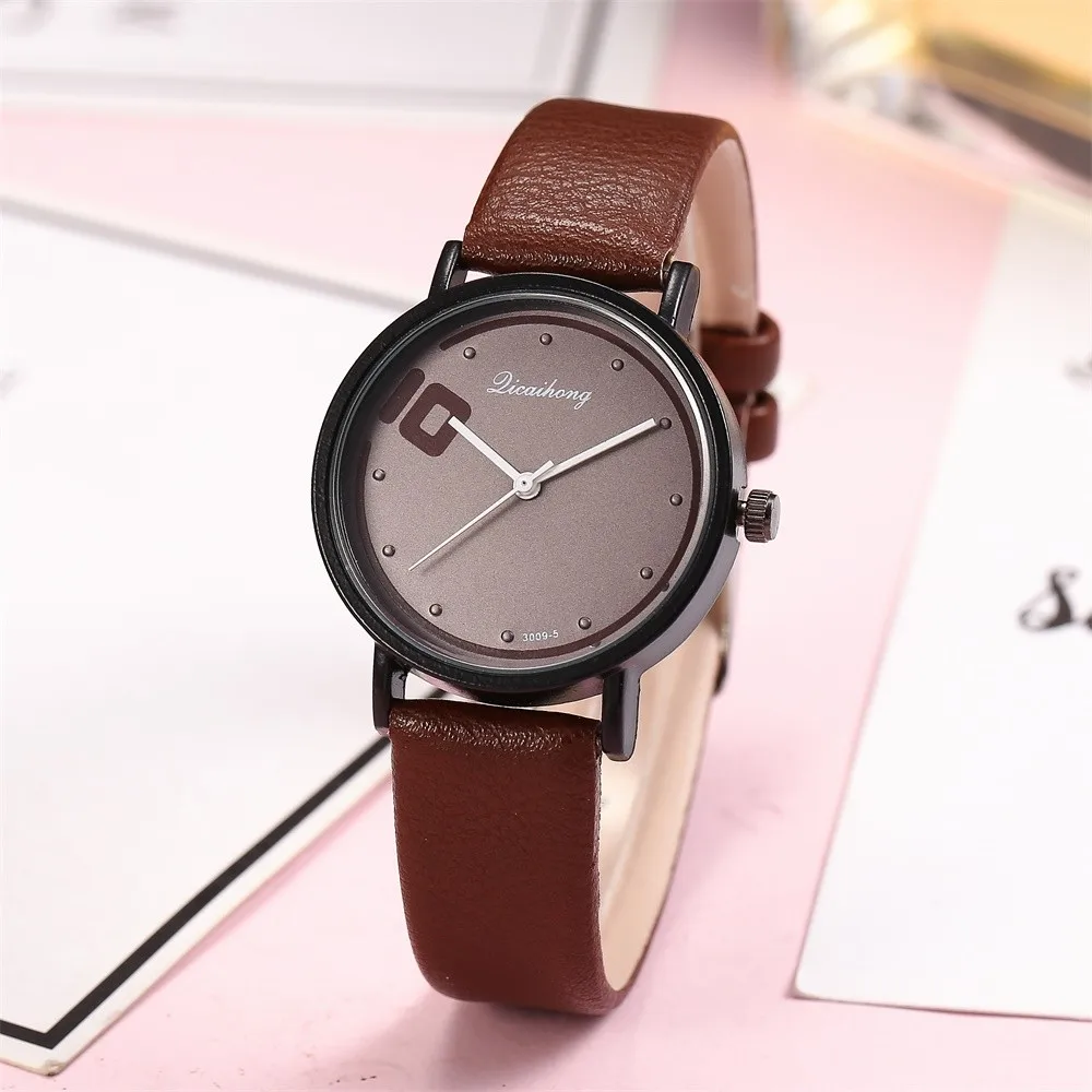 

2019 fashion high quality minimalist watches leather strap wrist watches for women quartz ultra-thin couple watch women watch A3