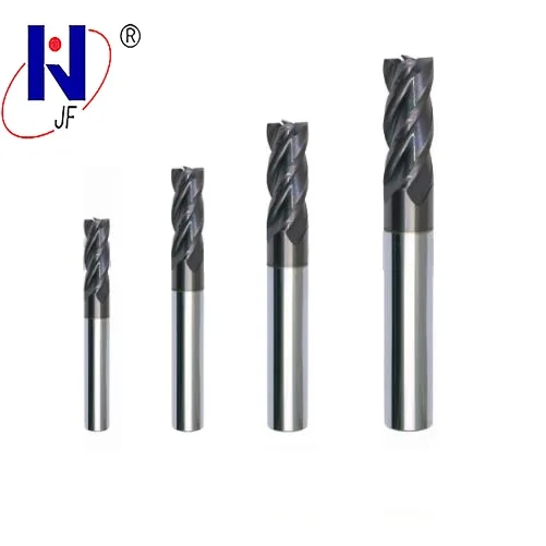 

JF GES 10*45*10*150*4T Твердосплавные 4 флейты сплющенные концевые фрезы с прямым хвостовиком фреза HRC70 PT Покрытием