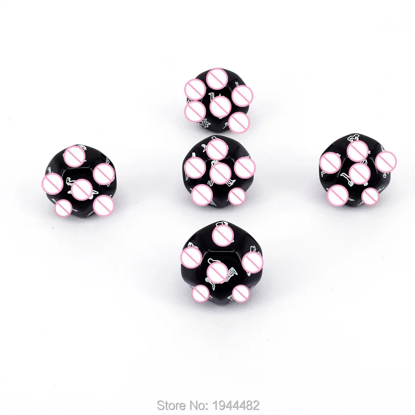 5 шт. смешные секс Игральная кость 12 позиций Эротические Craps Sexy Романтика Любовь