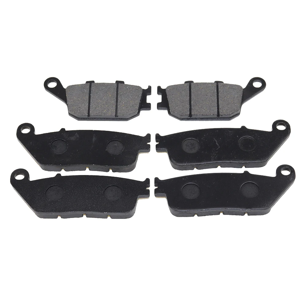 6 шт./компл. полуметаллические передние и задние тормозные колодки для мотоцикла