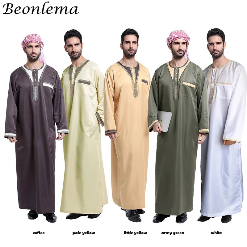 Beonlema Hijab платье для мужчин мусульманская одежда взрослых танцевальное