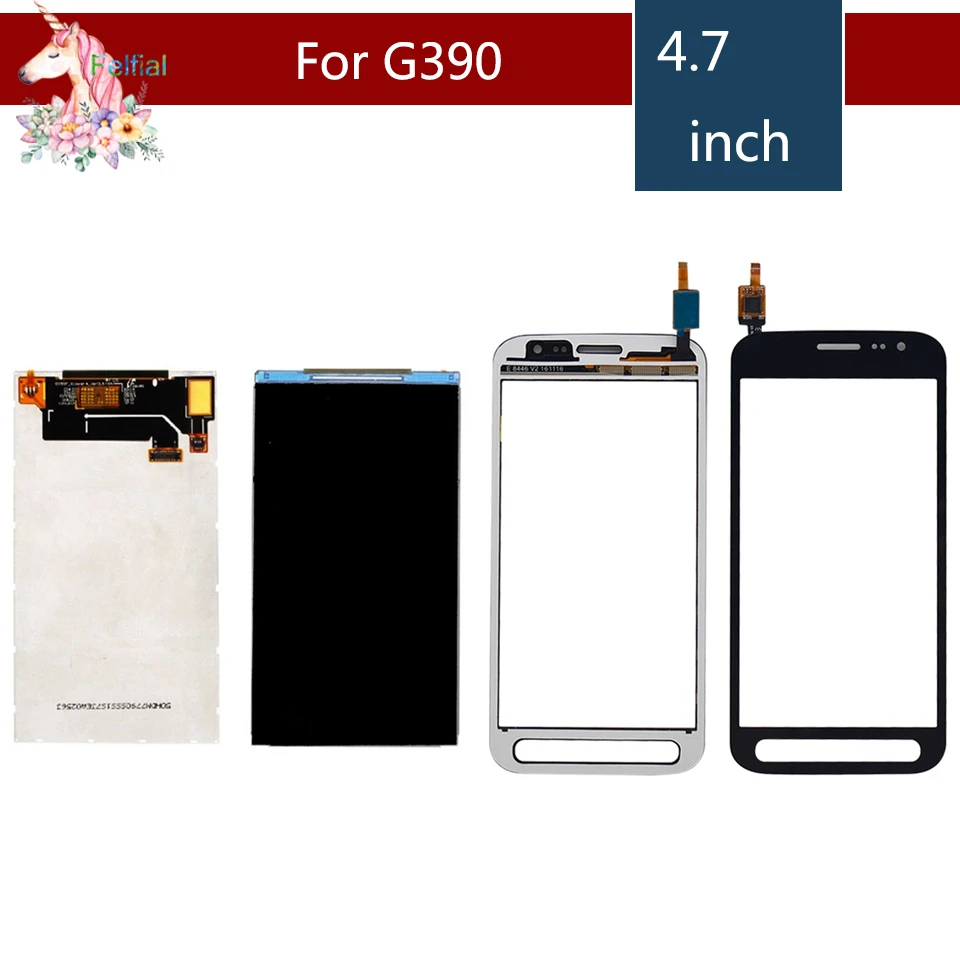 Оригинальный дисплей 4 7 дюйма для Samsung Galaxy Xcover SM G390F G390 ЖК с сенсорным экраном