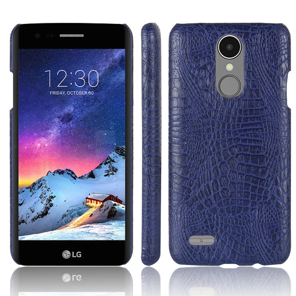 Для LG K8 2017 X240 X 240 чехол с крокодиловым рисунком Жесткий Чехол из поликарбоната +