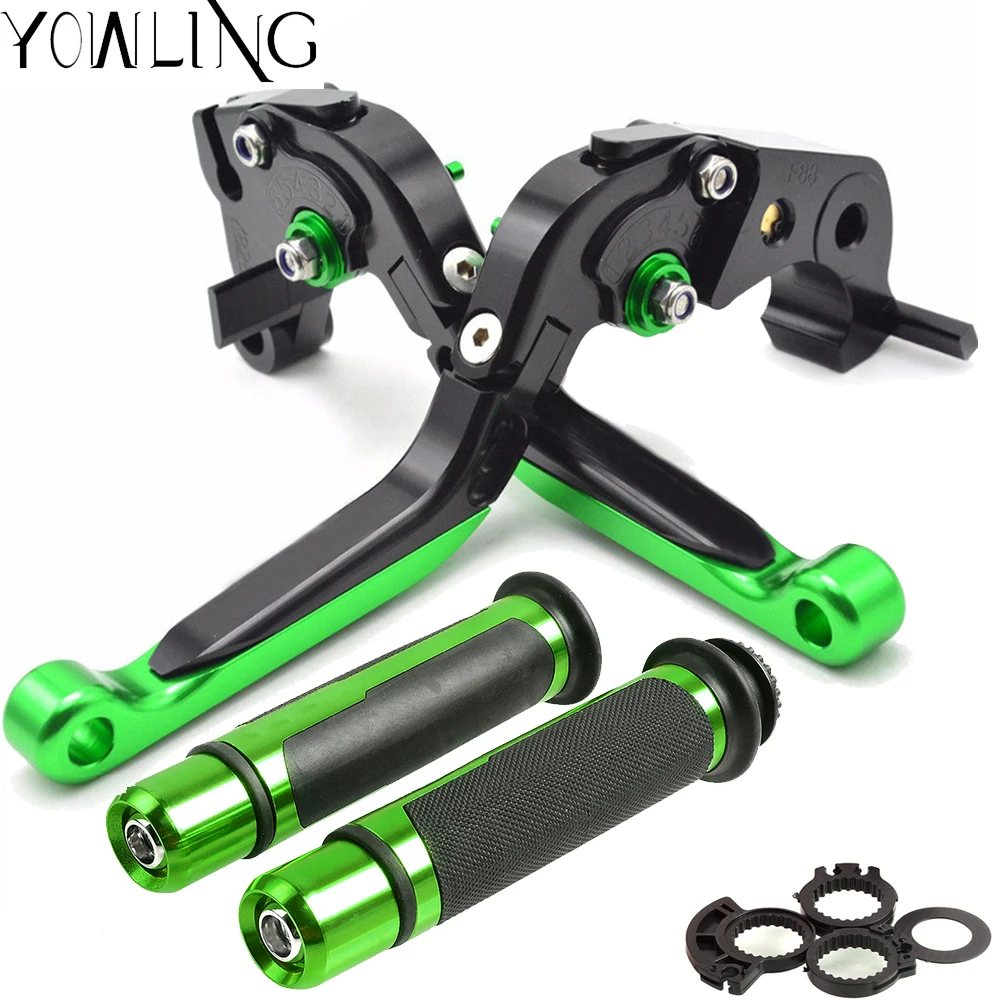 Moto Brake Clutch Levers Handlebar Hand Grips For Kawasaki ZX7R ZX7RR 1989-2003 1990 1991 1992 1993 1994 1995 96 97 98 2000 2001 |