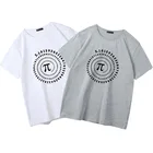 Футболка мужская с забавным математическим принтом, стильная тенниска с коротким рукавом, майка в стиле Харадзюку С математическим текстом, S5MC54, на лето