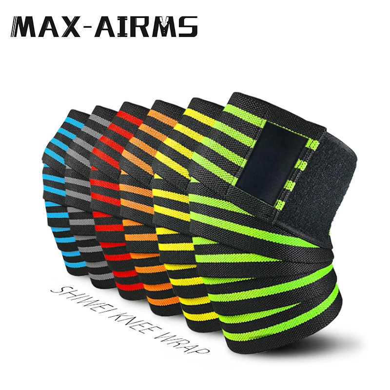 Maxairms 1 шт. наколенники для мужчин фитнес тяжелая атлетика спортивный коленный бандаж приседания, тренировка для мужчин t аксессуары для тренажерного зала
