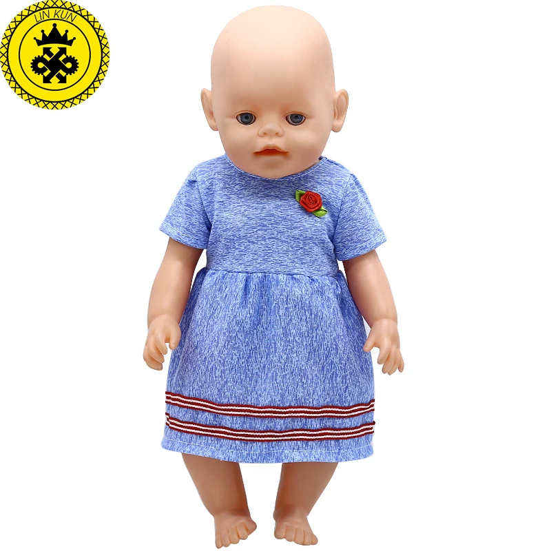 Baby Doll Clothes Multicolor 4 Style Dress Princess Dresses Fit 43cm Accessories 412 | Игрушки и хобби