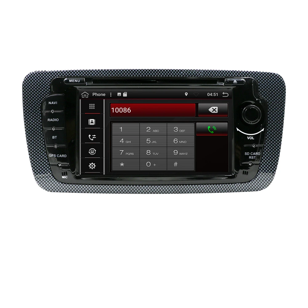 Eunavi 2 ГБ + 32 Android 9 0 Octa Core Ibiza автомобильный DVD для Seat ips 7 дюймов радиоприемник gps с