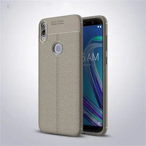 Чехол для Asus ZenFone Max M1 ZB555KL Max Pro M1 ZB602KL, силиконовая задняя крышка из ТПУ, аксессуар для Max M2 ZB633KL Max Pro M2 ZB631KL - Цвет: Gray