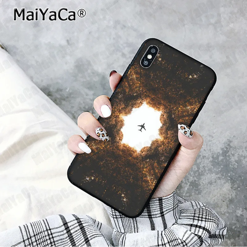 MaiYaCa самолет Летающий путешествие облако самолет клиент чехол для телефона для iphone 11 pro 8 7 66S Plus X XS MAX 5S SE XR чехол