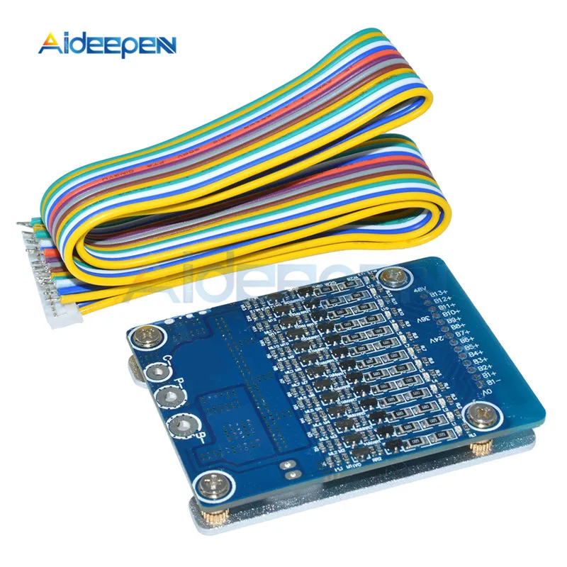 13S 20A 48V баланс литий ионная 18650 защита батареи PCB плата от перезаряда короткого